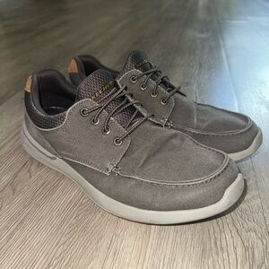 Skechers Mens Elent Mosen Gray Casual Shoes Sneakers Size 12